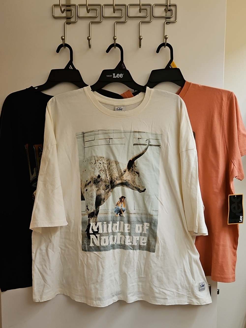 Lot of 3 Lee Women's XXL Graphic T-Shirts Bundle Including Kacey Lee Collab